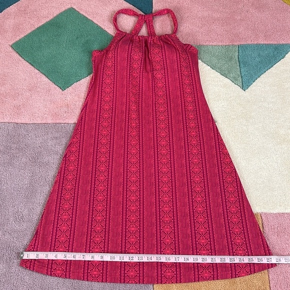 Prana Quinn Fuchsia Lace Pink Mandala RacerBack Active Outdoor Dress - Picture 8 of 17